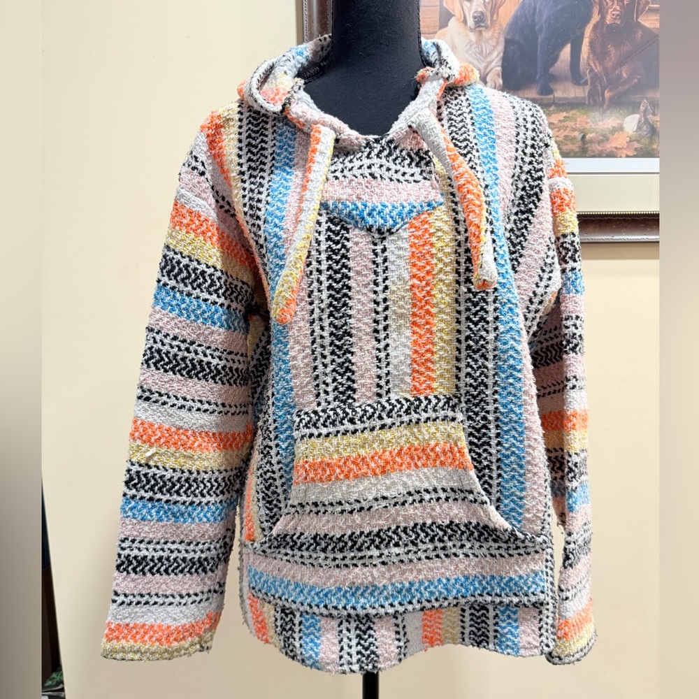 Earth Ragz Retro Mexican Poncho